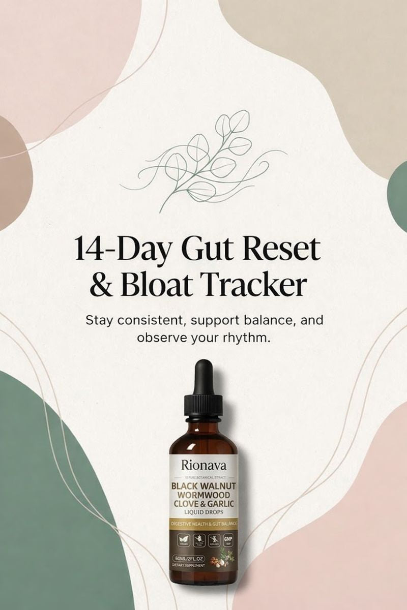 14-Day Gut Reset & Bloat Tracker
